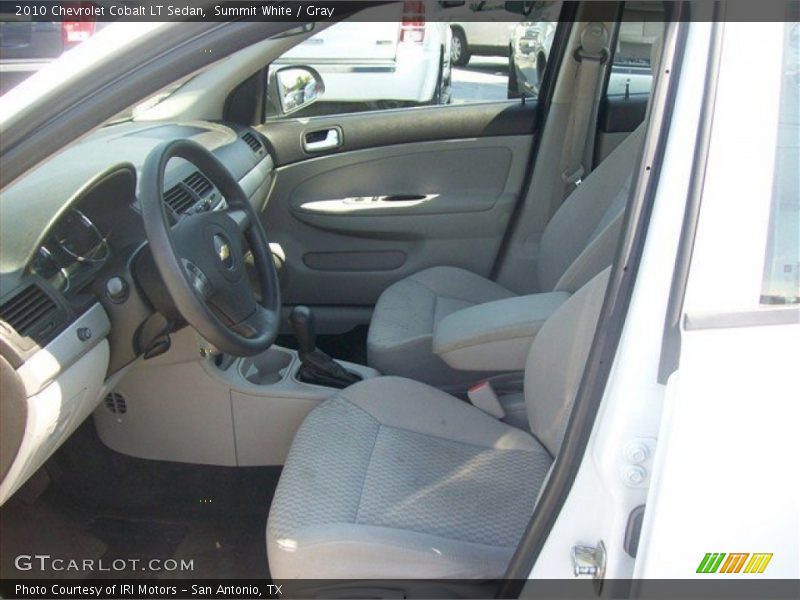 Summit White / Gray 2010 Chevrolet Cobalt LT Sedan