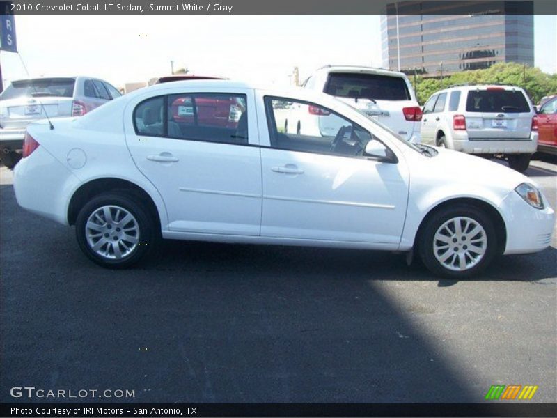Summit White / Gray 2010 Chevrolet Cobalt LT Sedan