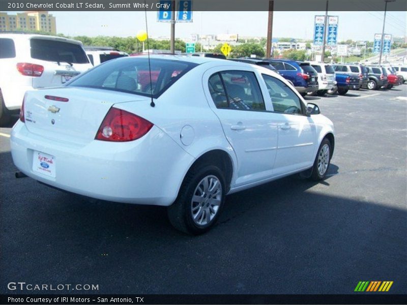 Summit White / Gray 2010 Chevrolet Cobalt LT Sedan