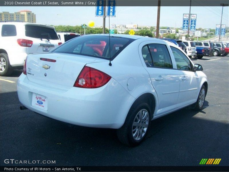 Summit White / Gray 2010 Chevrolet Cobalt LT Sedan