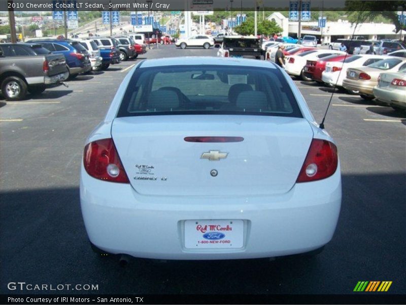 Summit White / Gray 2010 Chevrolet Cobalt LT Sedan