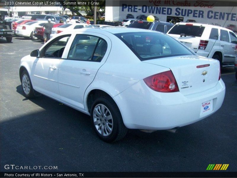 Summit White / Gray 2010 Chevrolet Cobalt LT Sedan