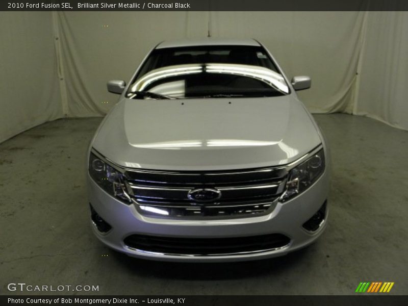 Brilliant Silver Metallic / Charcoal Black 2010 Ford Fusion SEL