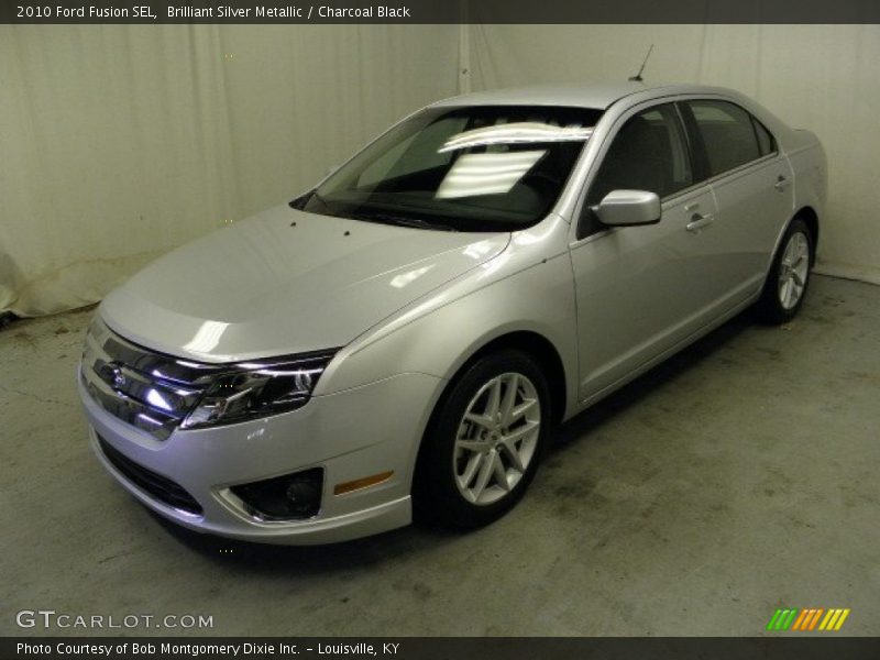 Brilliant Silver Metallic / Charcoal Black 2010 Ford Fusion SEL