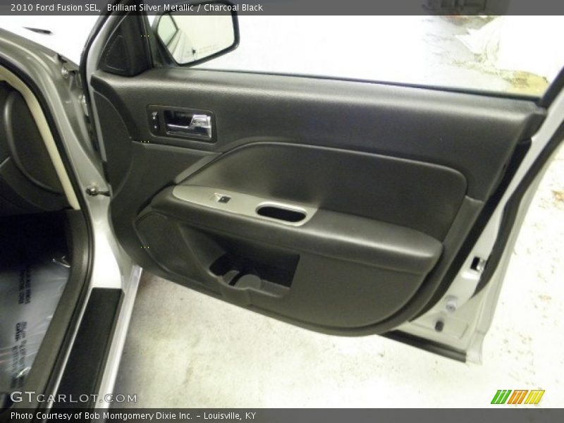 Brilliant Silver Metallic / Charcoal Black 2010 Ford Fusion SEL
