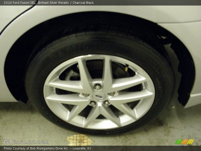 Brilliant Silver Metallic / Charcoal Black 2010 Ford Fusion SEL