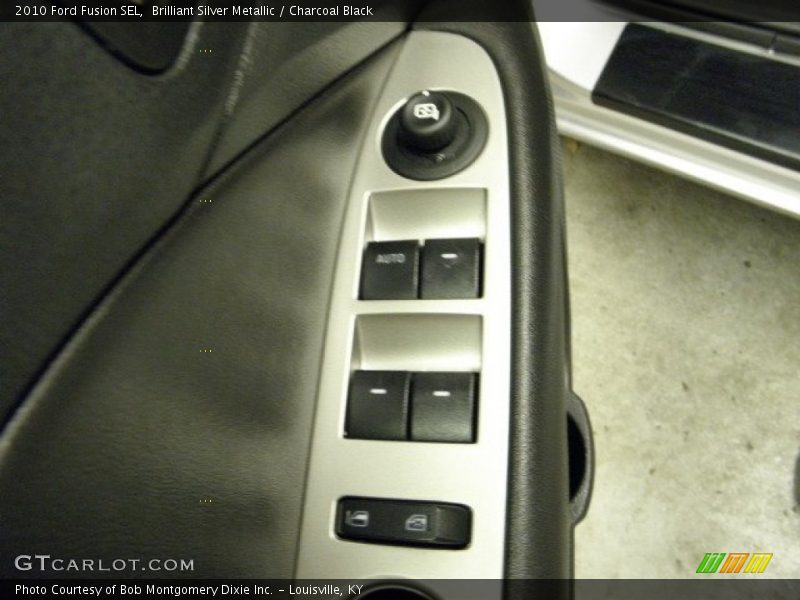 Brilliant Silver Metallic / Charcoal Black 2010 Ford Fusion SEL