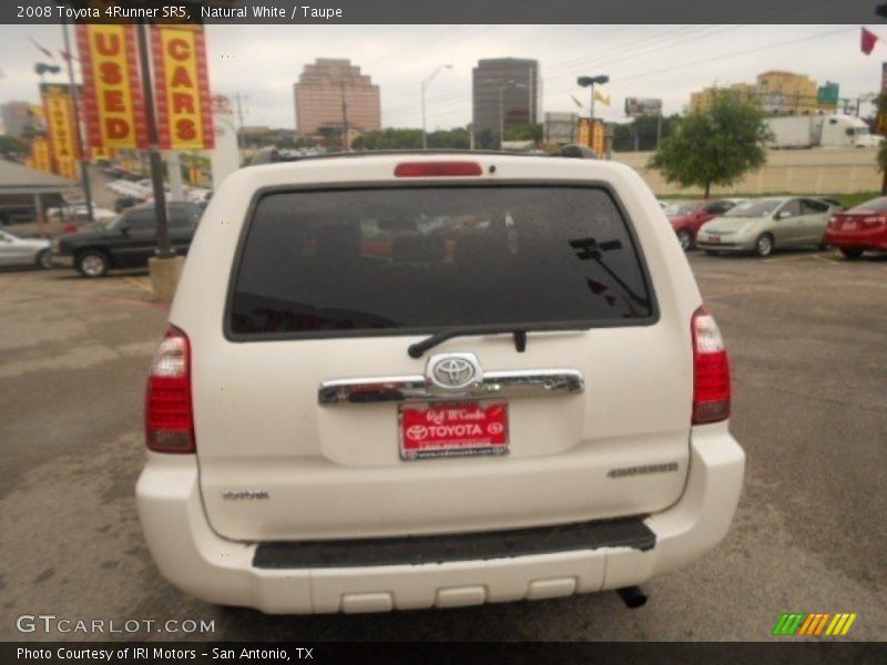 Natural White / Taupe 2008 Toyota 4Runner SR5