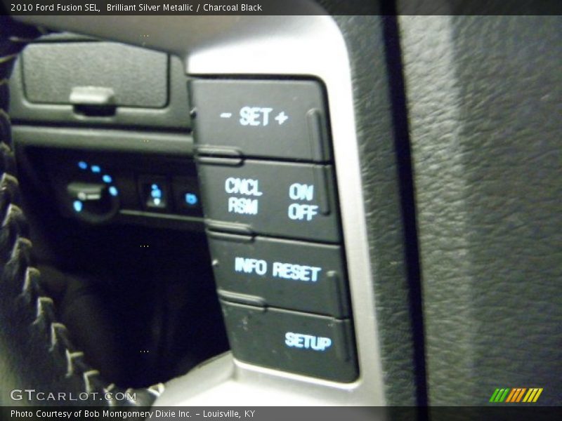 Brilliant Silver Metallic / Charcoal Black 2010 Ford Fusion SEL