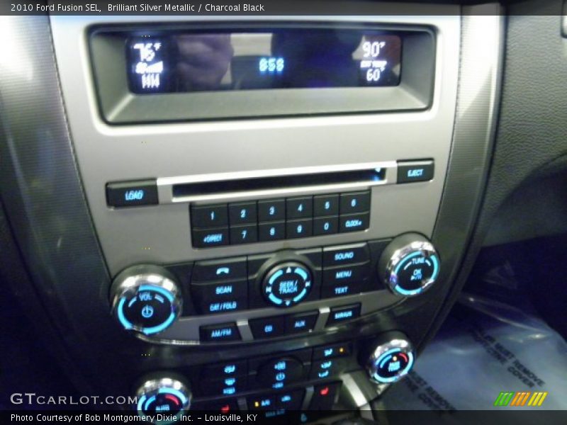 Brilliant Silver Metallic / Charcoal Black 2010 Ford Fusion SEL