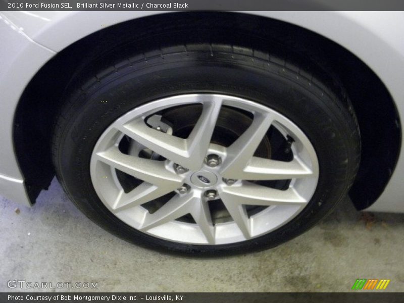 Brilliant Silver Metallic / Charcoal Black 2010 Ford Fusion SEL