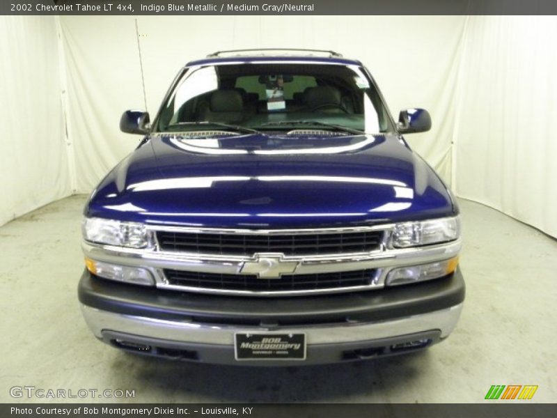 Indigo Blue Metallic / Medium Gray/Neutral 2002 Chevrolet Tahoe LT 4x4