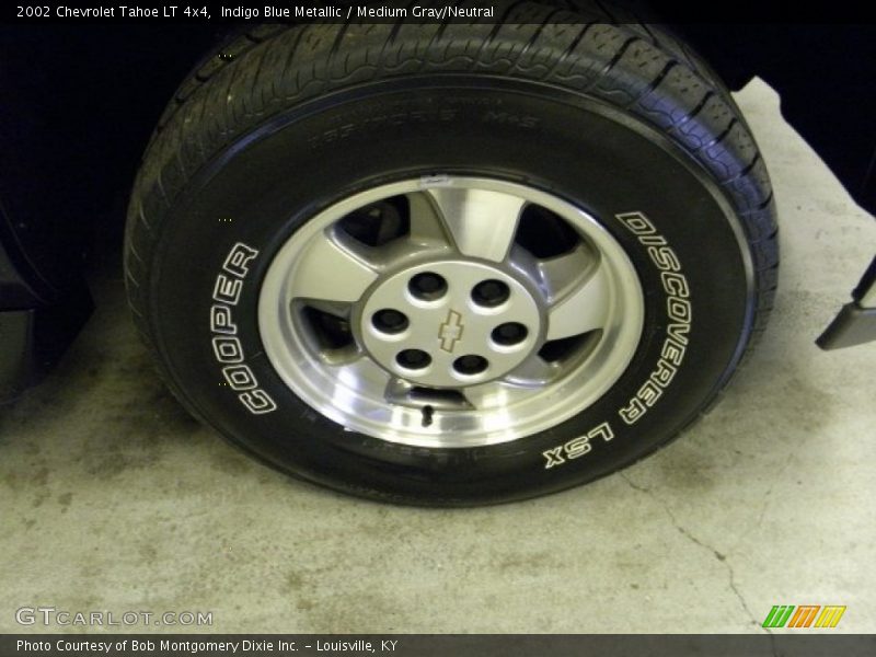 Indigo Blue Metallic / Medium Gray/Neutral 2002 Chevrolet Tahoe LT 4x4