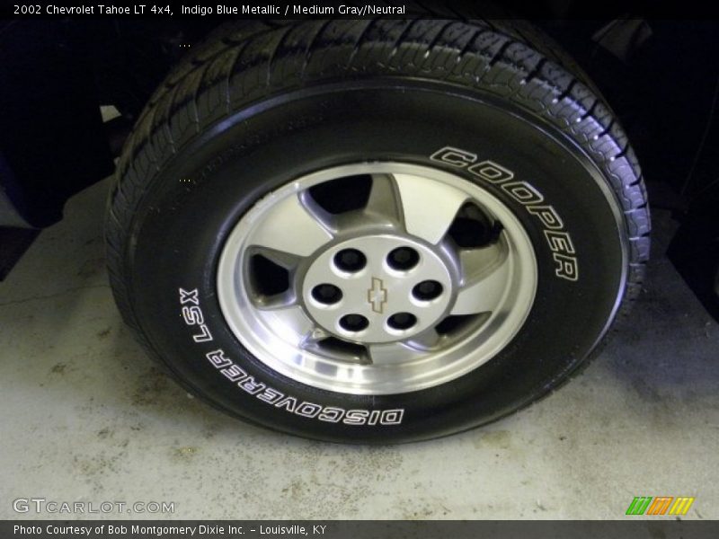 Indigo Blue Metallic / Medium Gray/Neutral 2002 Chevrolet Tahoe LT 4x4