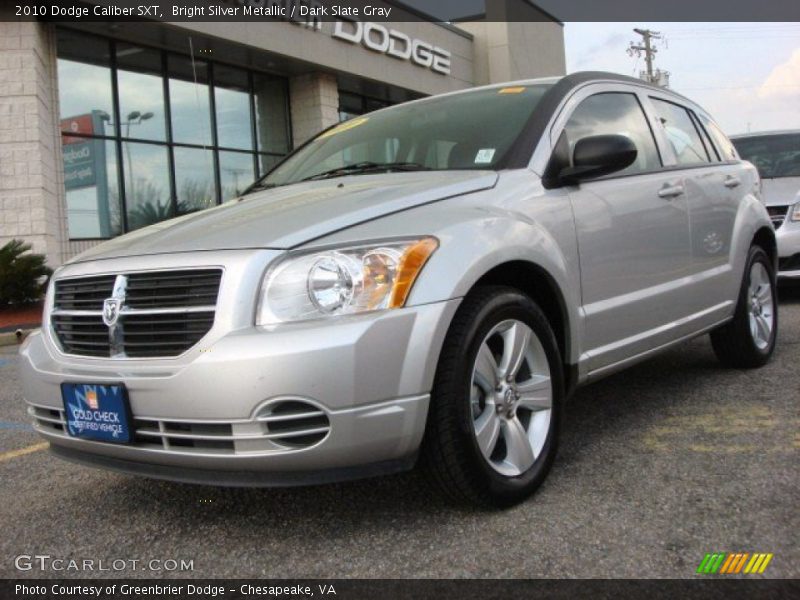 Bright Silver Metallic / Dark Slate Gray 2010 Dodge Caliber SXT