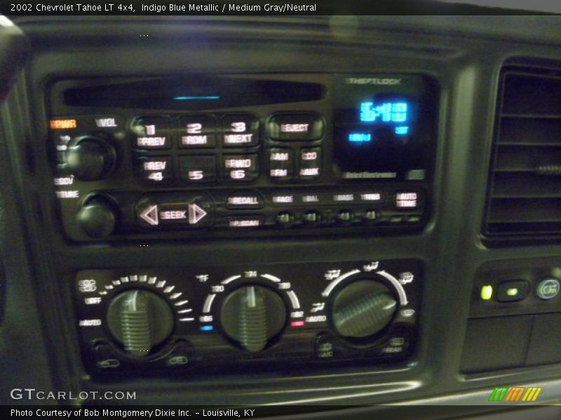 Indigo Blue Metallic / Medium Gray/Neutral 2002 Chevrolet Tahoe LT 4x4