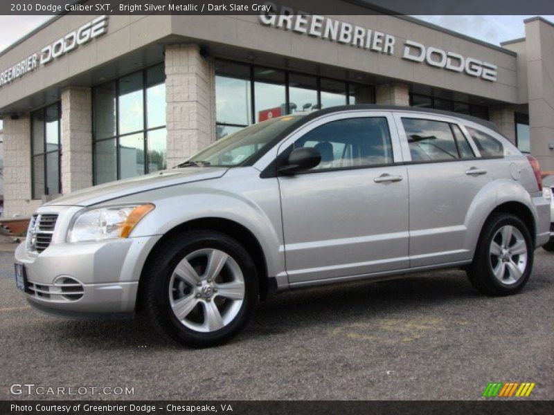 Bright Silver Metallic / Dark Slate Gray 2010 Dodge Caliber SXT
