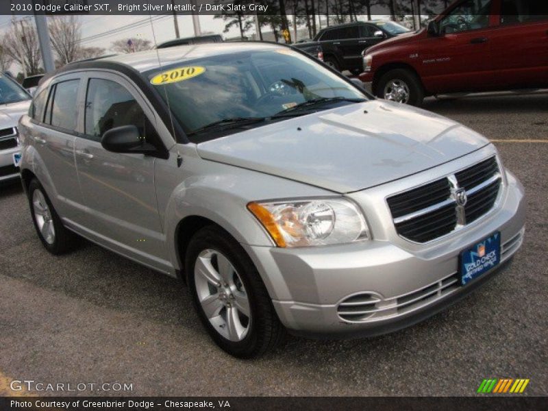 Bright Silver Metallic / Dark Slate Gray 2010 Dodge Caliber SXT