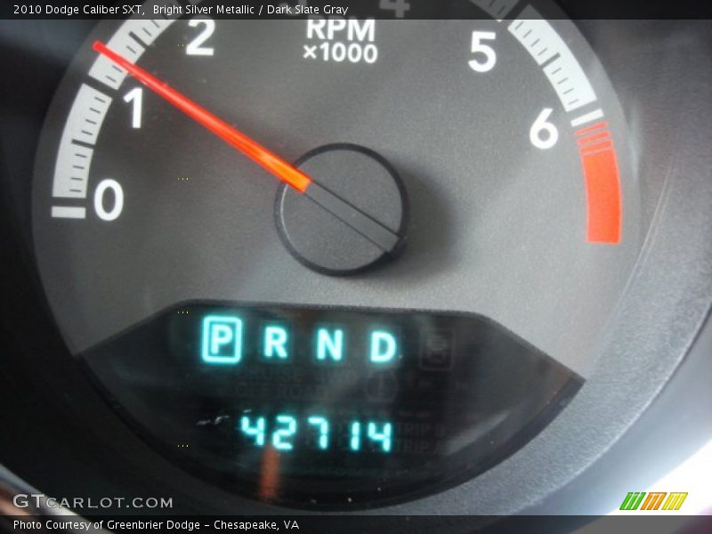 Bright Silver Metallic / Dark Slate Gray 2010 Dodge Caliber SXT