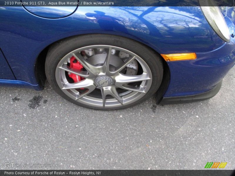 Aqua Blue Metallic / Black w/Alcantara 2010 Porsche 911 GT3