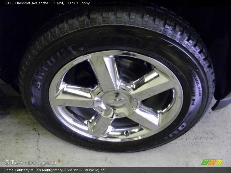 Black / Ebony 2012 Chevrolet Avalanche LTZ 4x4