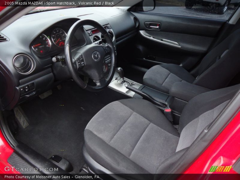 Volcanic Red / Black 2005 Mazda MAZDA6 i Sport Hatchback