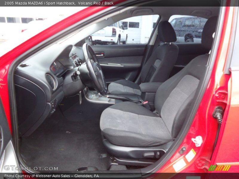 Volcanic Red / Black 2005 Mazda MAZDA6 i Sport Hatchback
