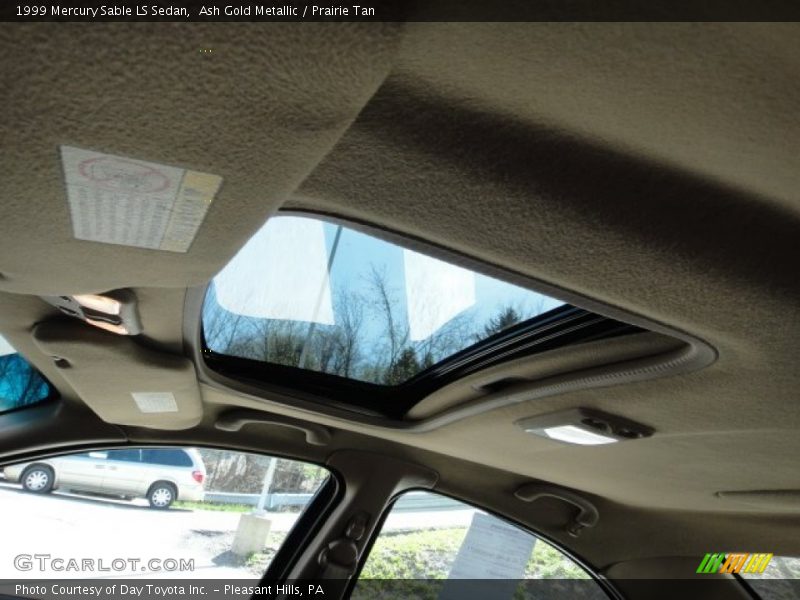 Ash Gold Metallic / Prairie Tan 1999 Mercury Sable LS Sedan