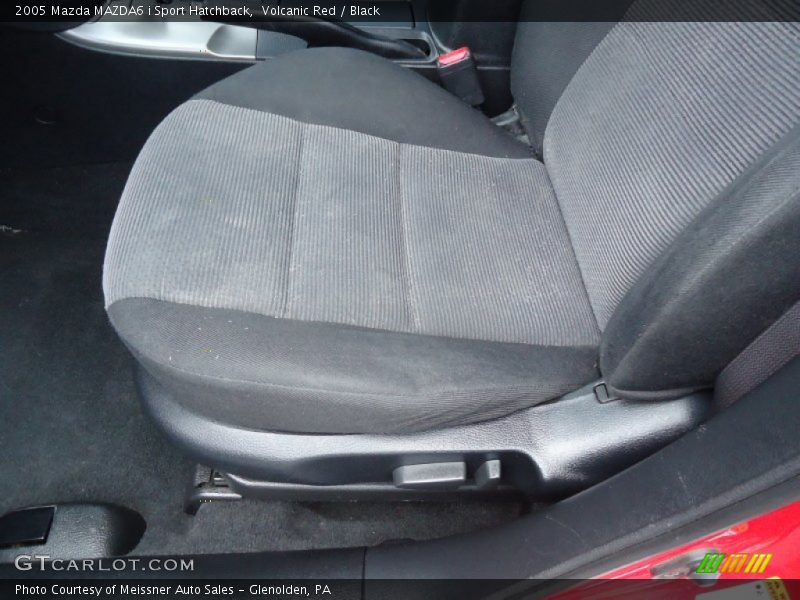 Volcanic Red / Black 2005 Mazda MAZDA6 i Sport Hatchback