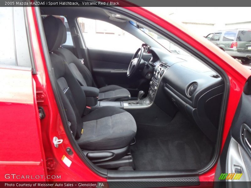 Volcanic Red / Black 2005 Mazda MAZDA6 i Sport Hatchback