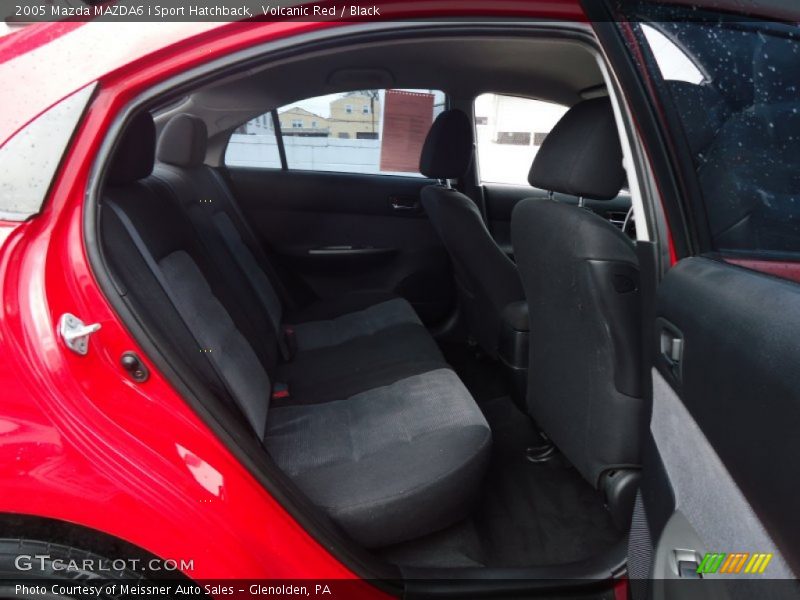 Volcanic Red / Black 2005 Mazda MAZDA6 i Sport Hatchback