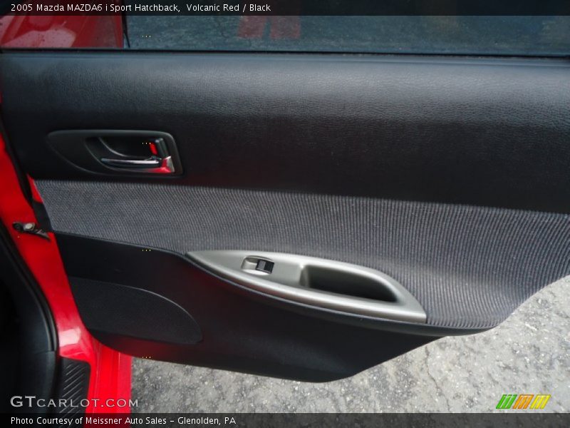 Volcanic Red / Black 2005 Mazda MAZDA6 i Sport Hatchback