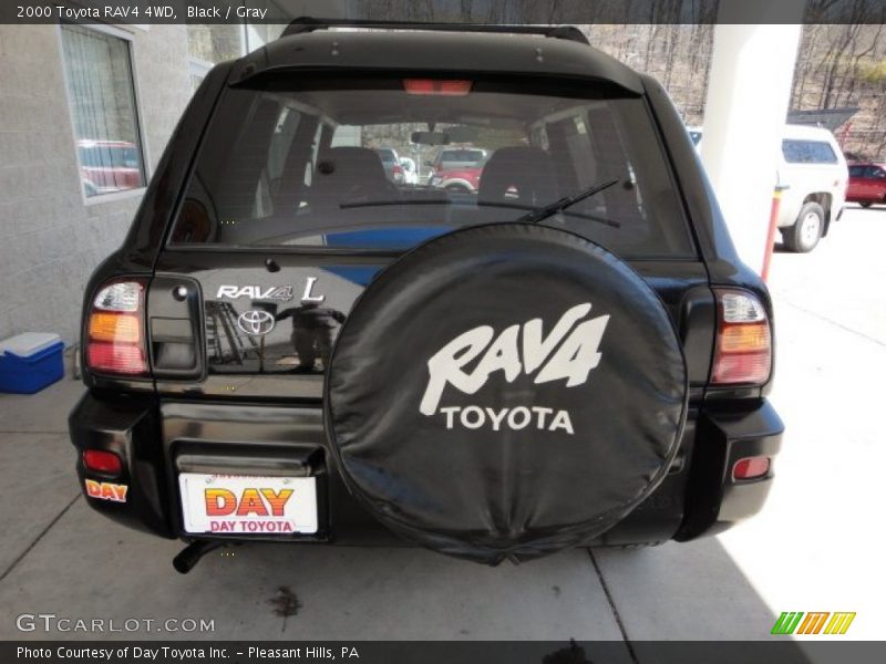 Black / Gray 2000 Toyota RAV4 4WD