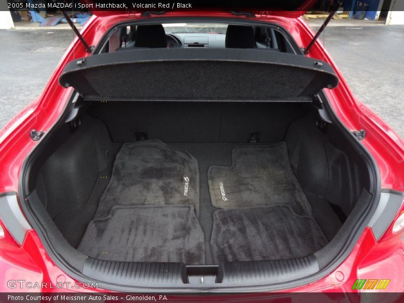 Volcanic Red / Black 2005 Mazda MAZDA6 i Sport Hatchback