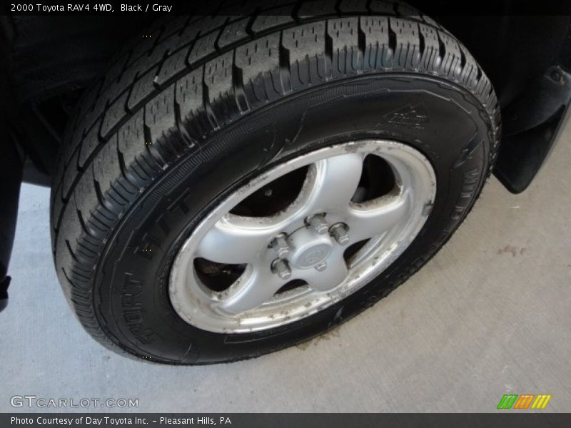Black / Gray 2000 Toyota RAV4 4WD