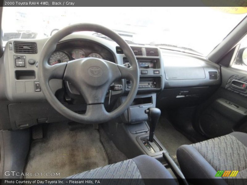 Black / Gray 2000 Toyota RAV4 4WD