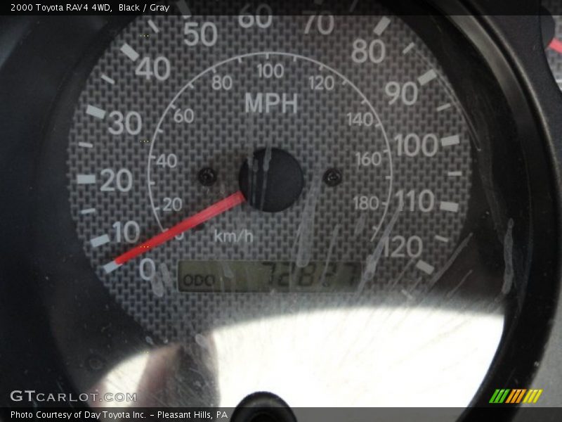 Black / Gray 2000 Toyota RAV4 4WD