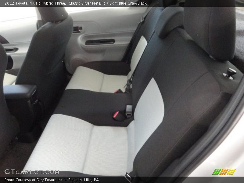 Classic Silver Metallic / Light Blue Gray/Black 2012 Toyota Prius c Hybrid Three