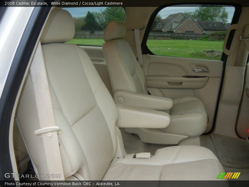 White Diamond / Cocoa/Light Cashmere 2008 Cadillac Escalade