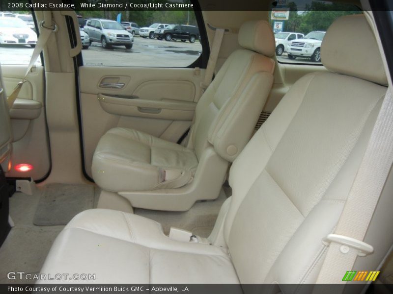 White Diamond / Cocoa/Light Cashmere 2008 Cadillac Escalade