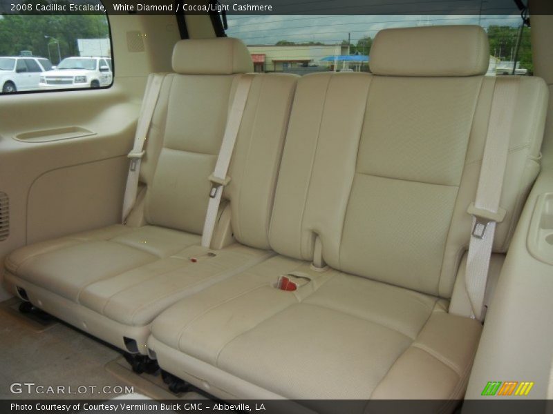 White Diamond / Cocoa/Light Cashmere 2008 Cadillac Escalade