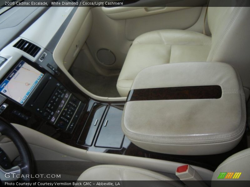 White Diamond / Cocoa/Light Cashmere 2008 Cadillac Escalade