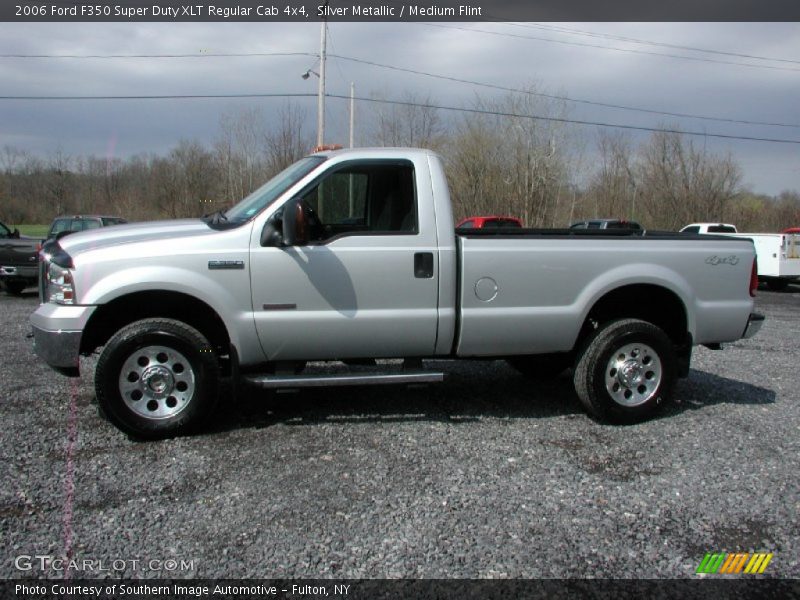 Silver Metallic / Medium Flint 2006 Ford F350 Super Duty XLT Regular Cab 4x4