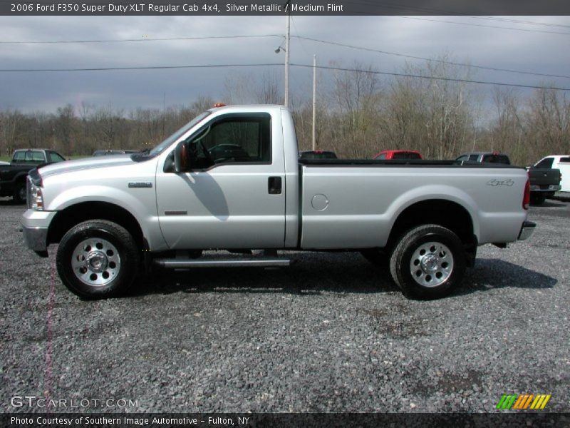 Silver Metallic / Medium Flint 2006 Ford F350 Super Duty XLT Regular Cab 4x4
