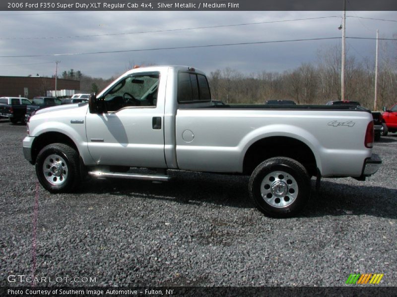 Silver Metallic / Medium Flint 2006 Ford F350 Super Duty XLT Regular Cab 4x4