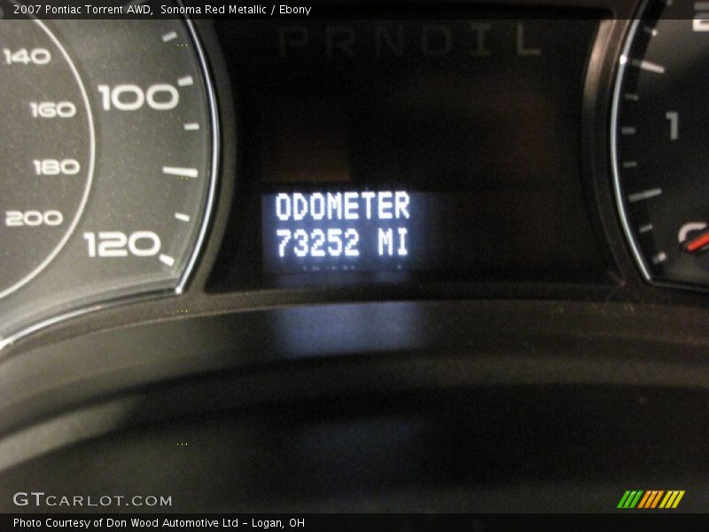 Sonoma Red Metallic / Ebony 2007 Pontiac Torrent AWD