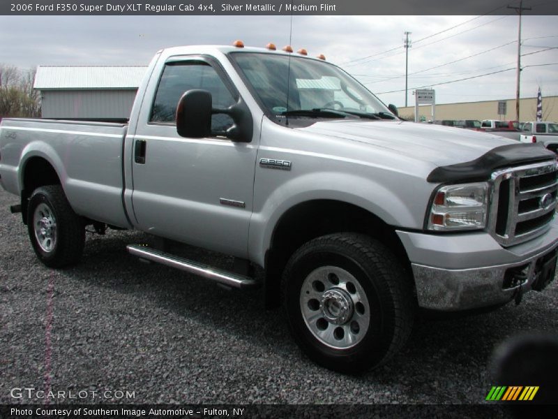 Silver Metallic / Medium Flint 2006 Ford F350 Super Duty XLT Regular Cab 4x4