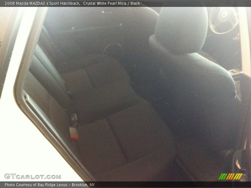 Crystal White Pearl Mica / Black 2008 Mazda MAZDA3 s Sport Hatchback