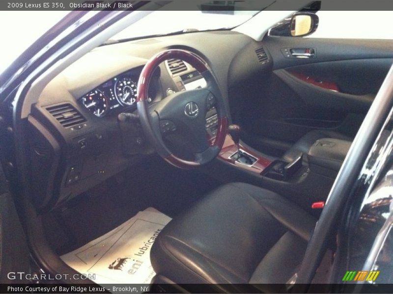 Obsidian Black / Black 2009 Lexus ES 350