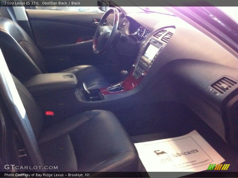 Obsidian Black / Black 2009 Lexus ES 350